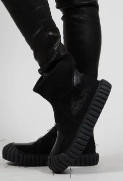 Rundholz Dip Boots^Sock Boots in Black