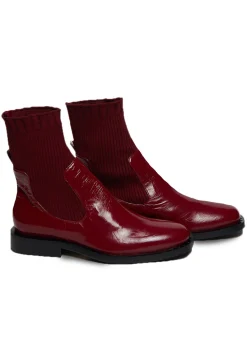 IXOS Boots^Sock Boots in Bordeaux