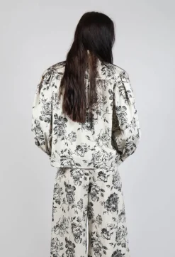 Another Archive Shirts & Blouses^Soft Black Flower Shirt