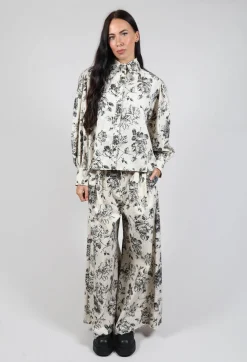Another Archive Shirts & Blouses^Soft Black Flower Shirt