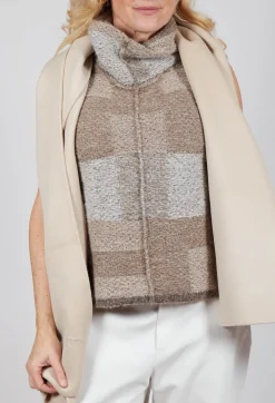 Sarah Pacini Knitwear|Jumpers^Soft Knit Sweater Vest in Brown