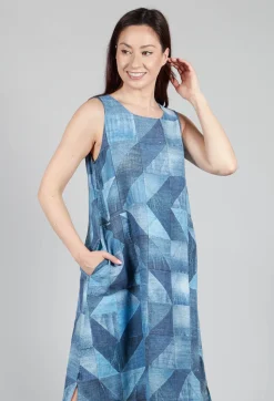 Elemente Clemente Dresses^Som Reversible Dress in Denim