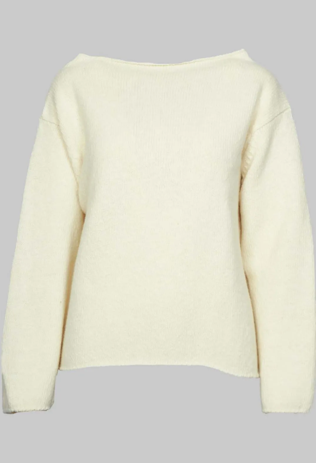 EastByEastWest Jumpers^Somerset Cashmere Blend Jumper in Cream