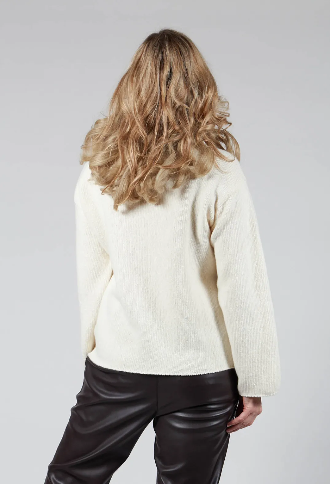 EastByEastWest Jumpers^Somerset Cashmere Blend Jumper in Cream