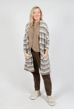Mama B Jumpers^Soufle Jumper in Alpaca Stripe