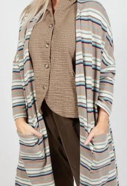 Mama B Jumpers^Soufle Jumper in Alpaca Stripe