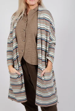 Mama B Jumpers^Soufle Jumper in Alpaca Stripe