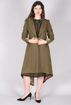 T.ba Coats^Soul Embroidery Coat in Tweed