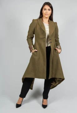 T.ba Coats^Soul Embroidery Coat in Tweed