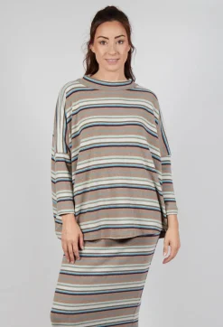 Mama B Jumpers^Spino Jumper in Alpaca Stripe