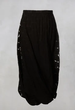 Out of Xile Skirts^Spot Sheer Bubble Skirt in Black
