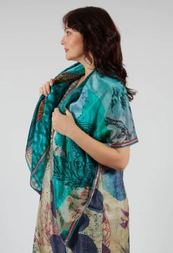Traces of Me Scarves^Square Scarf in Eden