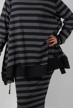 Pluslavie Tops^Square Top in Stripe