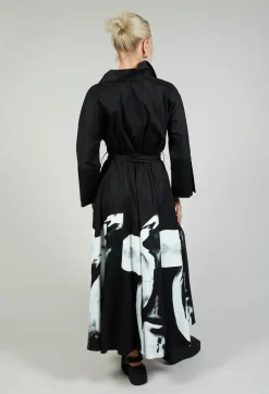 Bize Dresses^Statement Collar Dress in Black