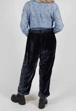 Traces of Me Trousers^Still Velvet Trousers in Dark Night