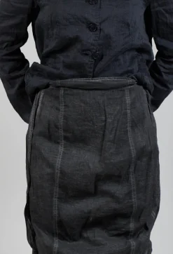 Rundholz Mainline Skirts^Stitch Pencil Skirt in Coal Cloud