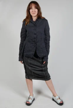 Rundholz Mainline Skirts^Stitch Pencil Skirt in Coal Cloud