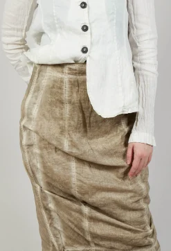 Rundholz Mainline Skirts^Stitch Pencil Skirt in Straw Cloud
