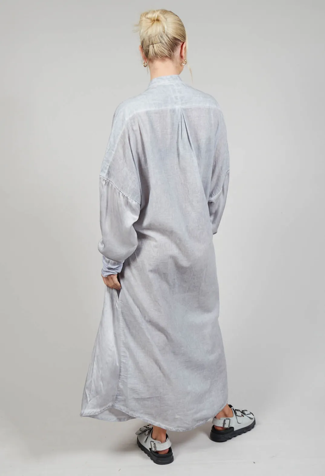 Umit Unal Dresses^Stitch Smock Dress in Original Grey