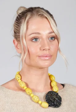 Beatrice Markatos Necklaces^Stone Necklace in Yellow