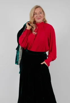 Beatrice B Shirts & Blouses^Storre Blouse in Red