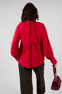Beatrice B Shirts & Blouses^Storre Blouse in Red