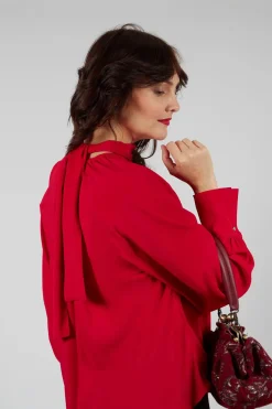 Beatrice B Shirts & Blouses^Storre Blouse in Red