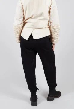 Bread and Butter Trousers^Straight Leg Cotton Trousers in Black