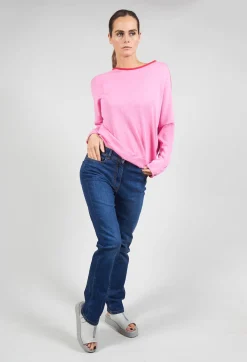 Niù Jeans^Straight Leg Denim Jeans in Blue