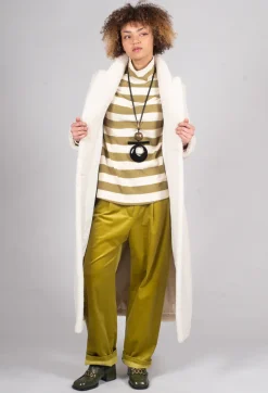 Operificio Neirami Trousers^Straight Leg Ribbed Trouser in Cedro