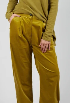 Operificio Neirami Trousers^Straight Leg Ribbed Trouser in Cedro