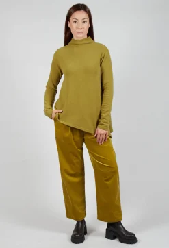 Operificio Neirami Trousers^Straight Leg Ribbed Trouser in Cedro