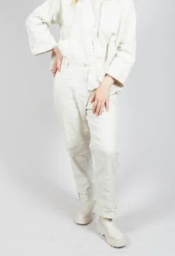 Aequamente Trousers^Straight Leg Trousers in Chalk