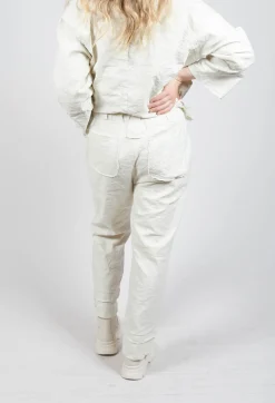 Aequamente Trousers^Straight Leg Trousers in Chalk