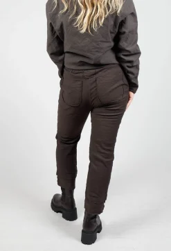 Aequamente Trousers^Straight Leg Trousers in Ebano
