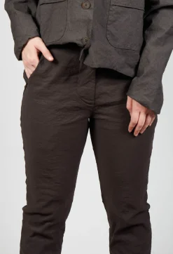 Aequamente Trousers^Straight Leg Trousers in Ebano