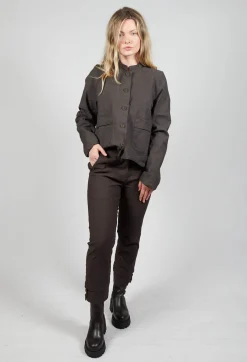 Aequamente Trousers^Straight Leg Trousers in Ebano