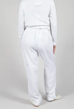 Tadashi Trousers^Straight Leg Trousers in White