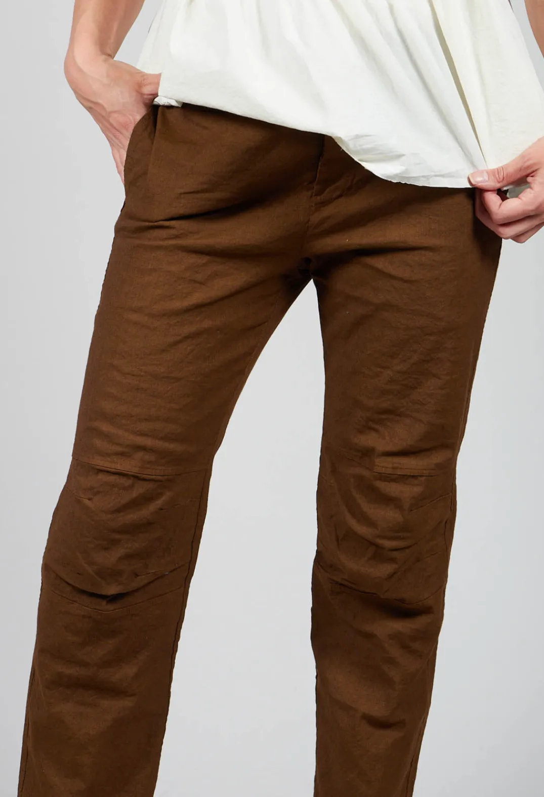 Aequamente Co-ords & Suits^Straight Leg Trousers in Oliva