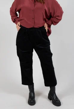 Amici Trousers^Straight Leg Trousers in Black