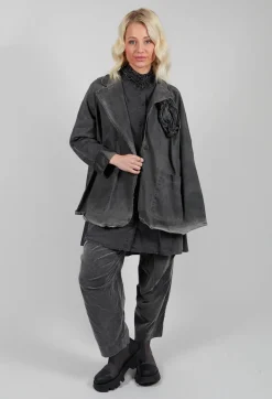 Amici Trousers^Straight Leg Trousers in Pewter