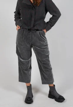 Amici Trousers^Straight Leg Trousers in Pewter