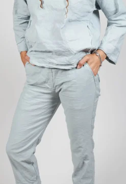 Aequamente Trousers^Straight Leg Trousers in Ghiaccio