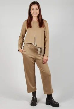 Mei Meij Trousers^Straight Leg Trousers in Camel