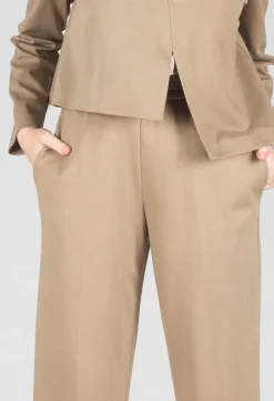 Mei Meij Trousers^Straight Leg Trousers in Camel