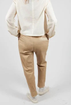 Umit Unal Trousers^Straight Leg Trousers in Beige