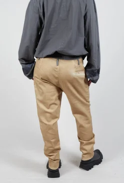 Umit Unal Trousers^Straight Leg Trousers in Beige