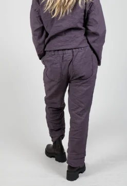 Aequamente Trousers^Straight Leg Trousers in Melanzana