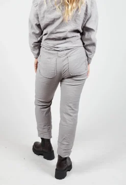 Aequamente Trousers^Straight Leg Trousers inTaupe