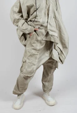 Rundholz Dip Trousers^Straight Leg Utility Trousers in Eraser